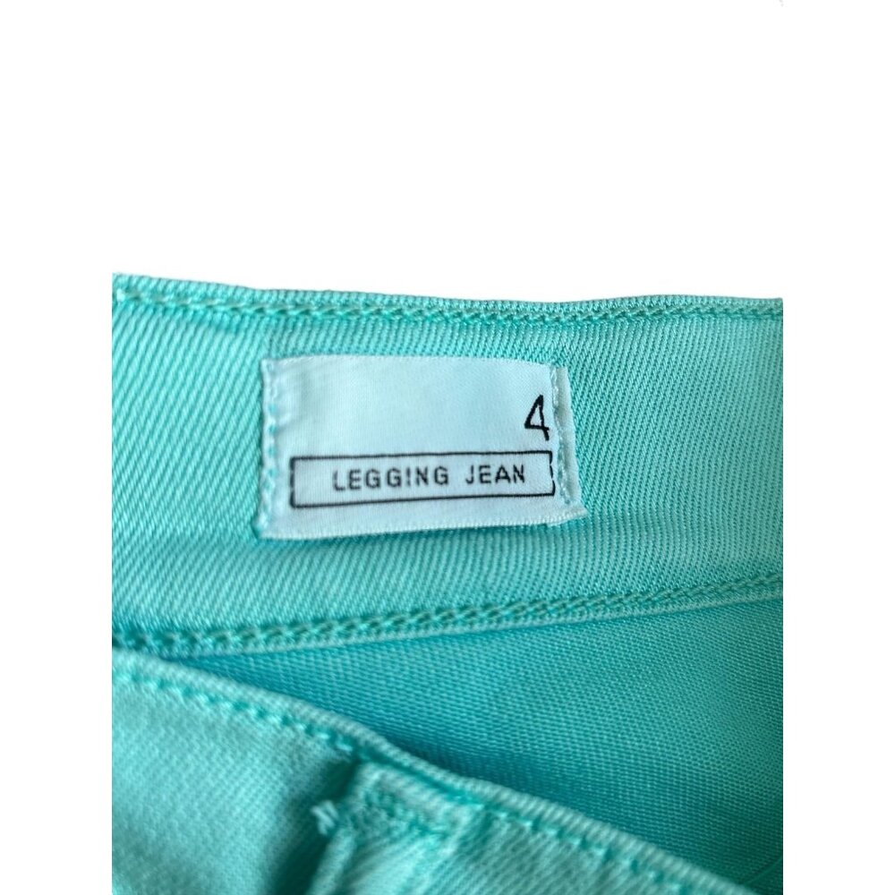 Gap Legging Jeans Womens 4 27 Aqua Glaze Skinny Lyocell Blend Stretch Turquoise - Picture 3 of 9